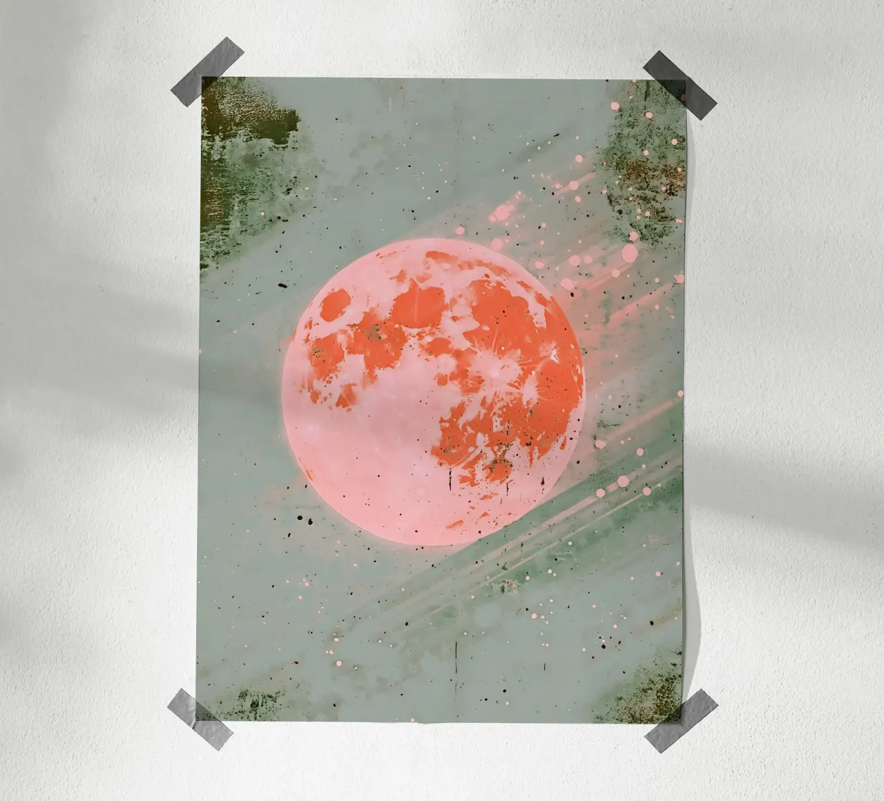 Spring Moon poster by cafelab