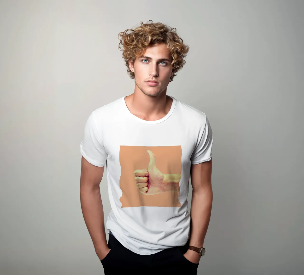 Thumb up Yourself t-shirt da suckertom