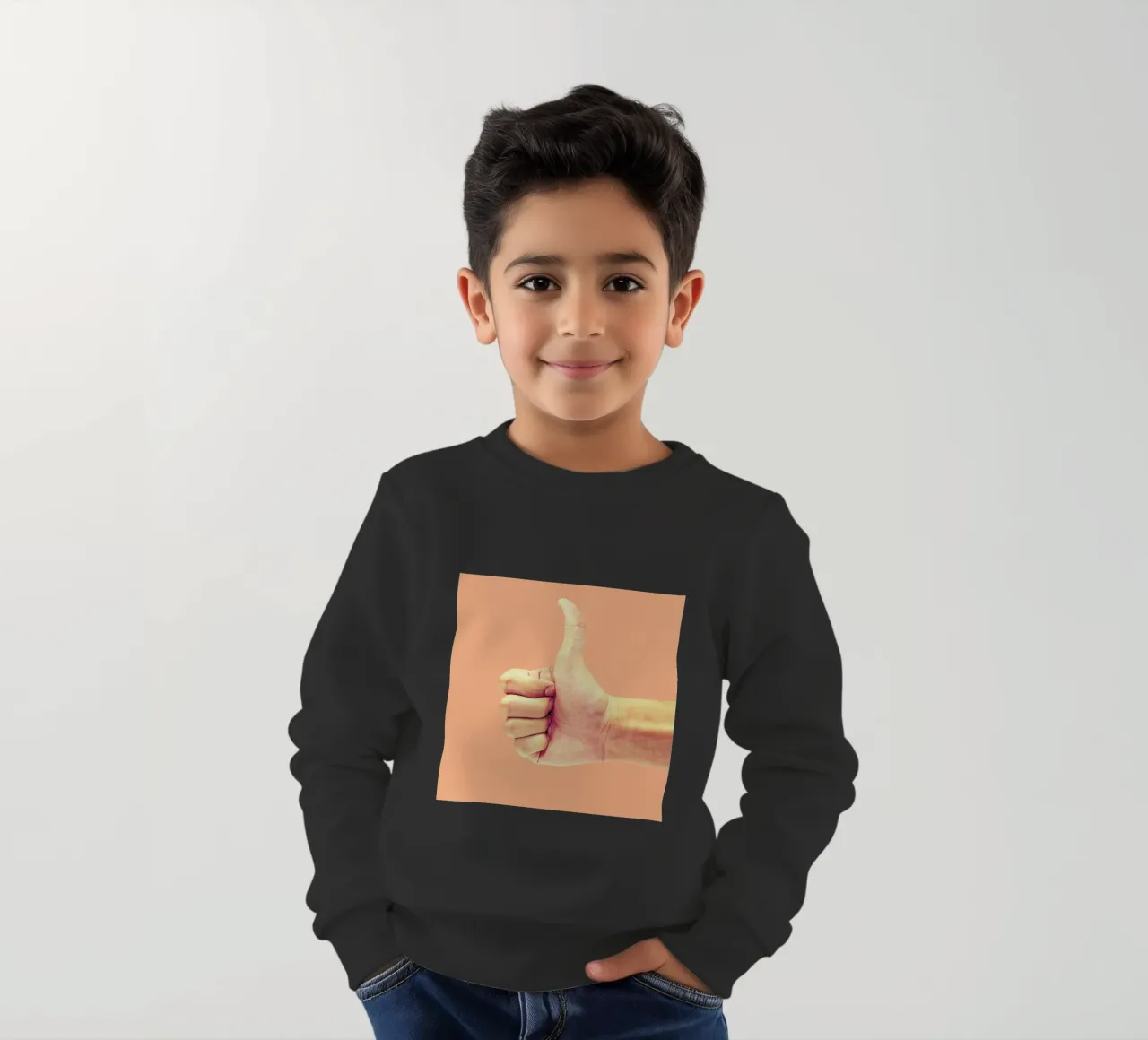 Thumb up Yourself felpa bambino da suckertom