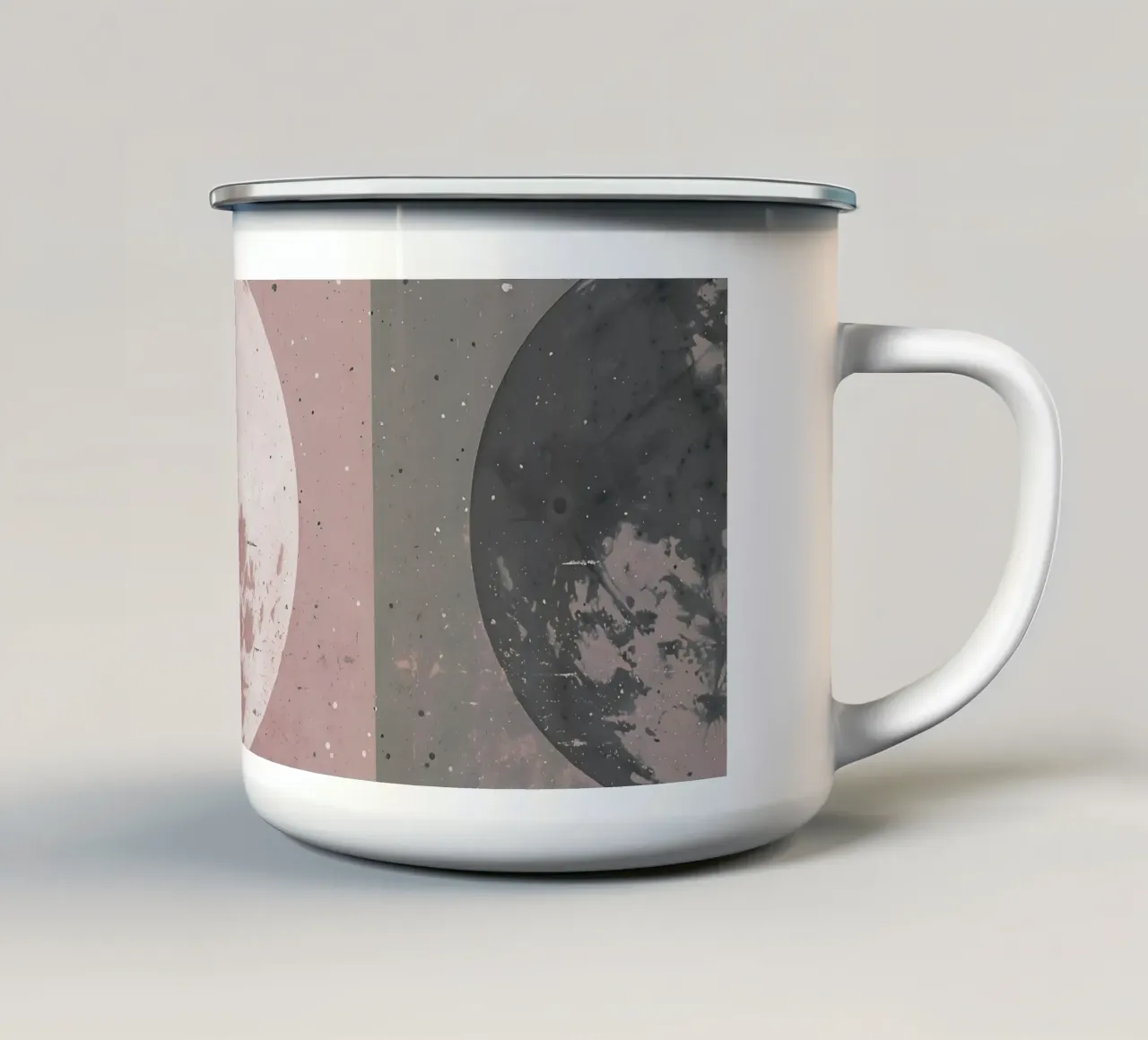 Doppia Luna tazza in smalto da cafelab