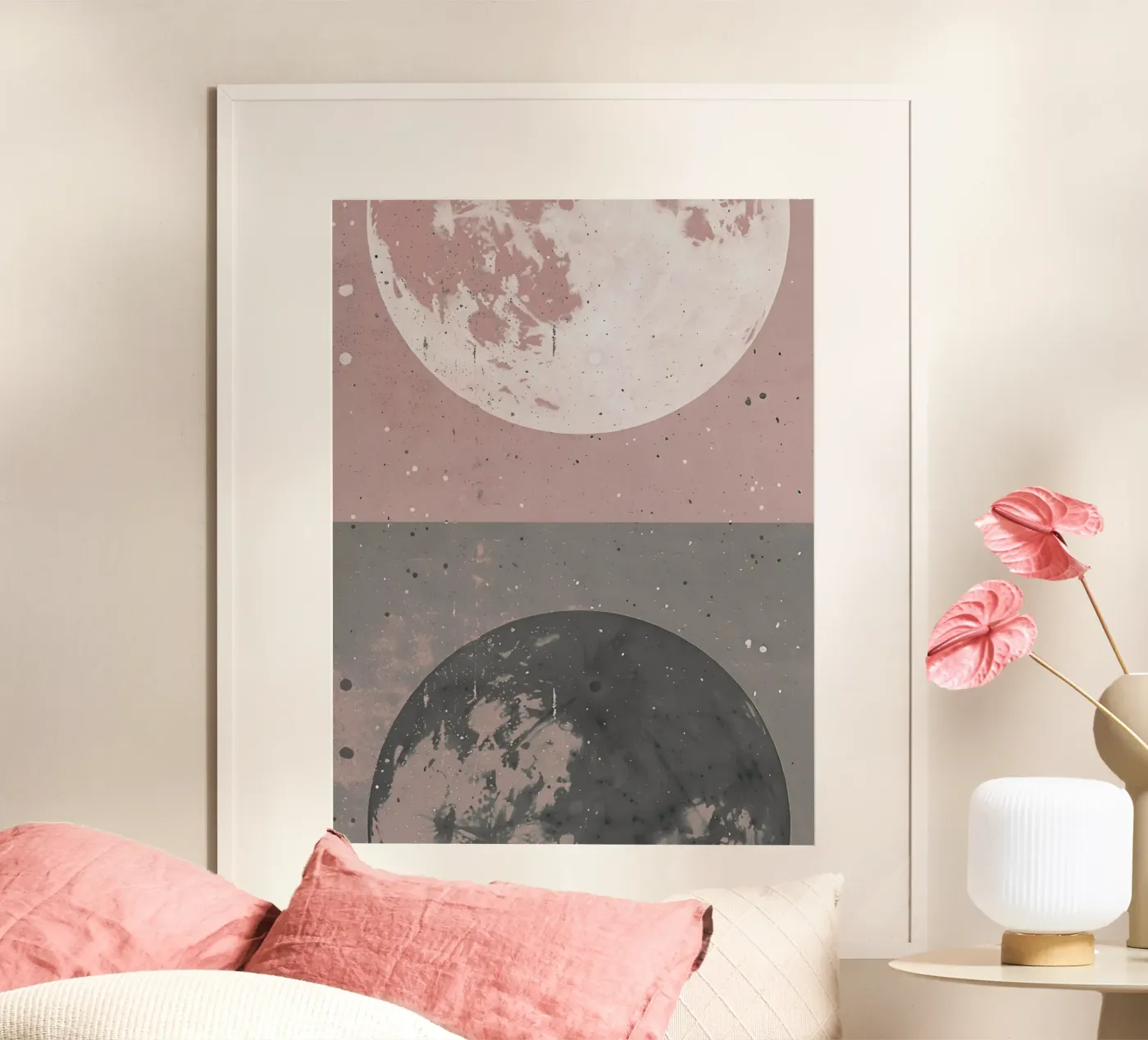 Double Moon poster by cafelab