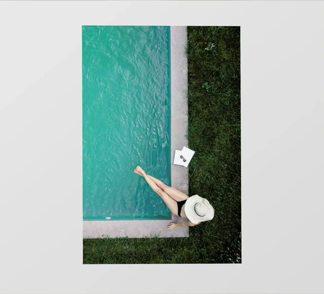 Summer at the Pool telo in pvc da Studio Nahili