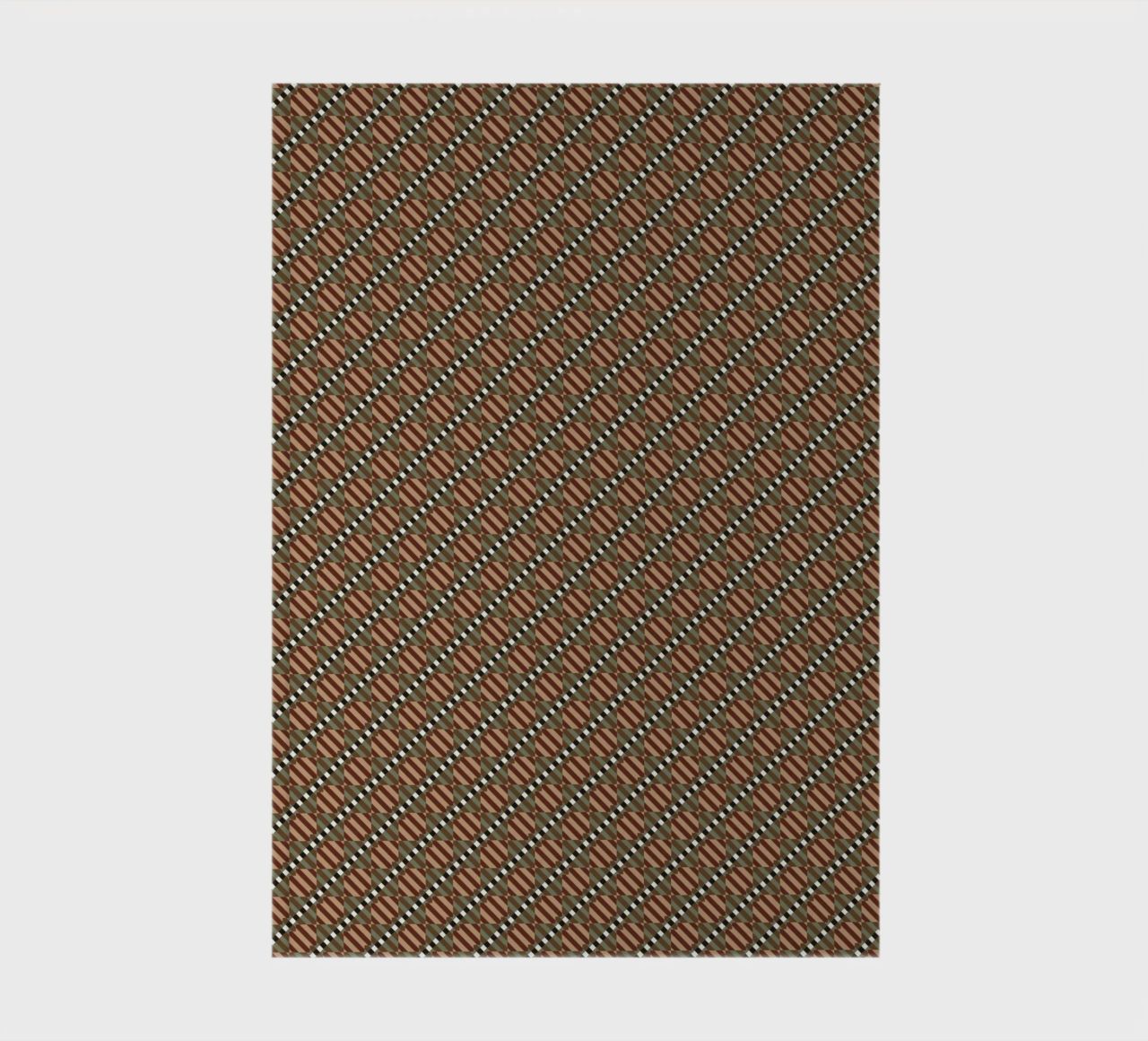 Psychedelic seamless geometric pattern notebook by Little Dean
