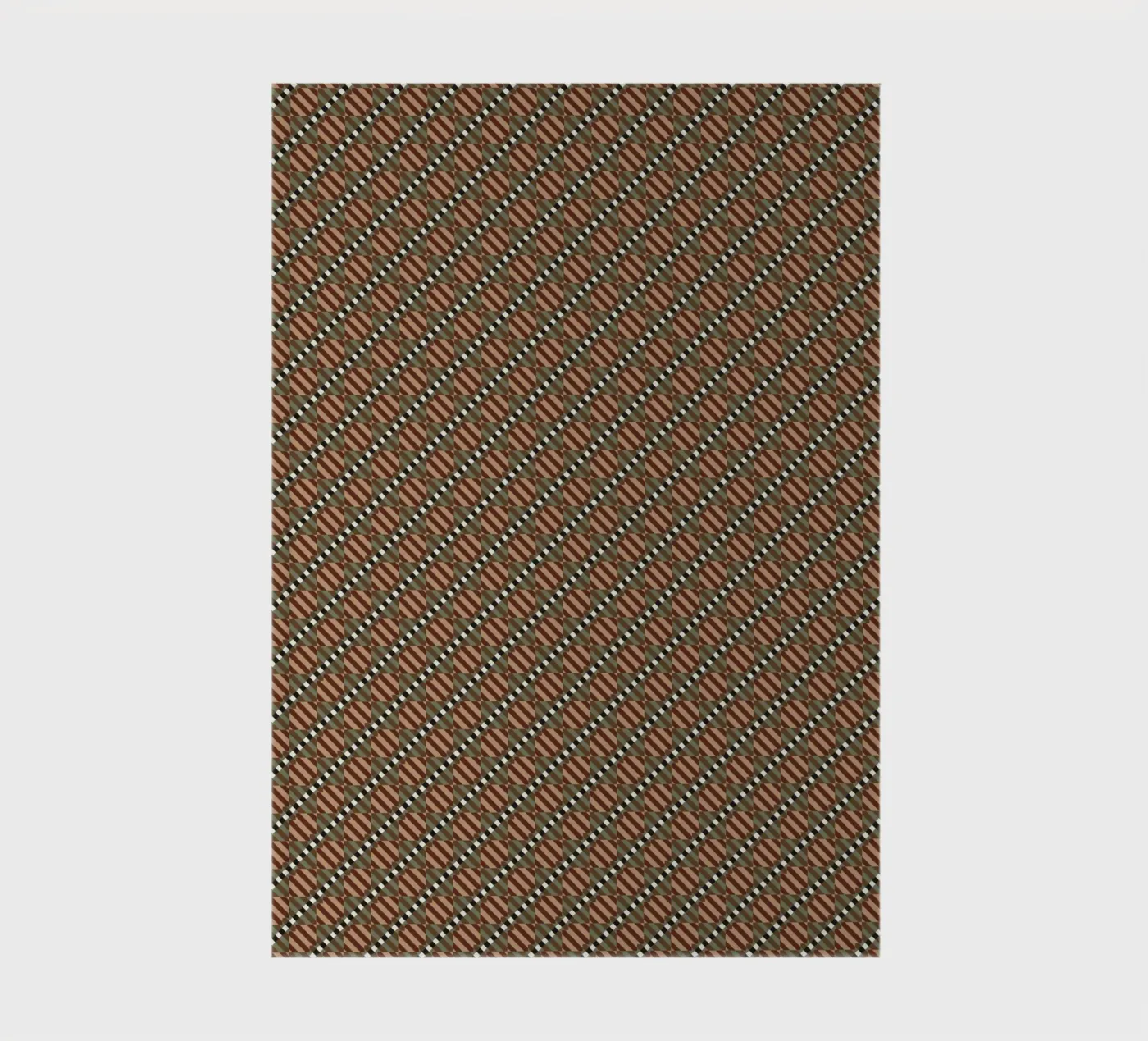 Psychedelic seamless geometric pattern notebook by Little Dean