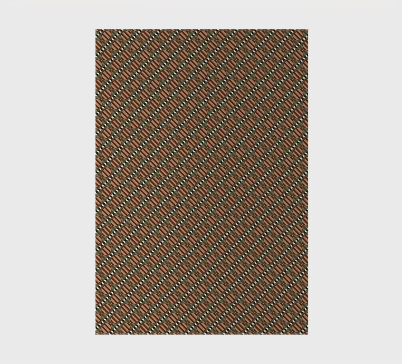 Psychedelic seamless geometric pattern Notizbuch von Little Dean