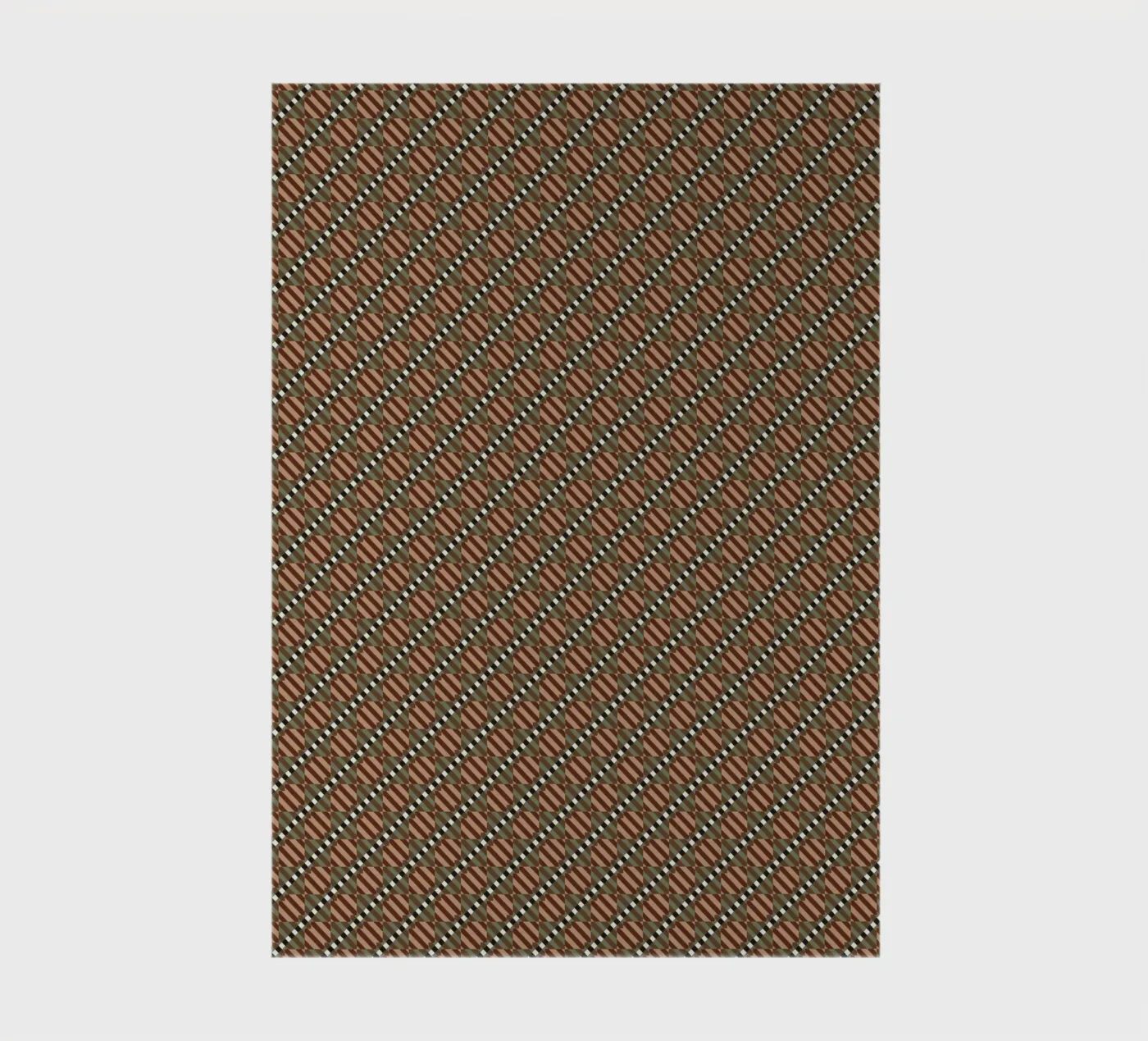 Psychedelic seamless geometric pattern notebook by Little Dean