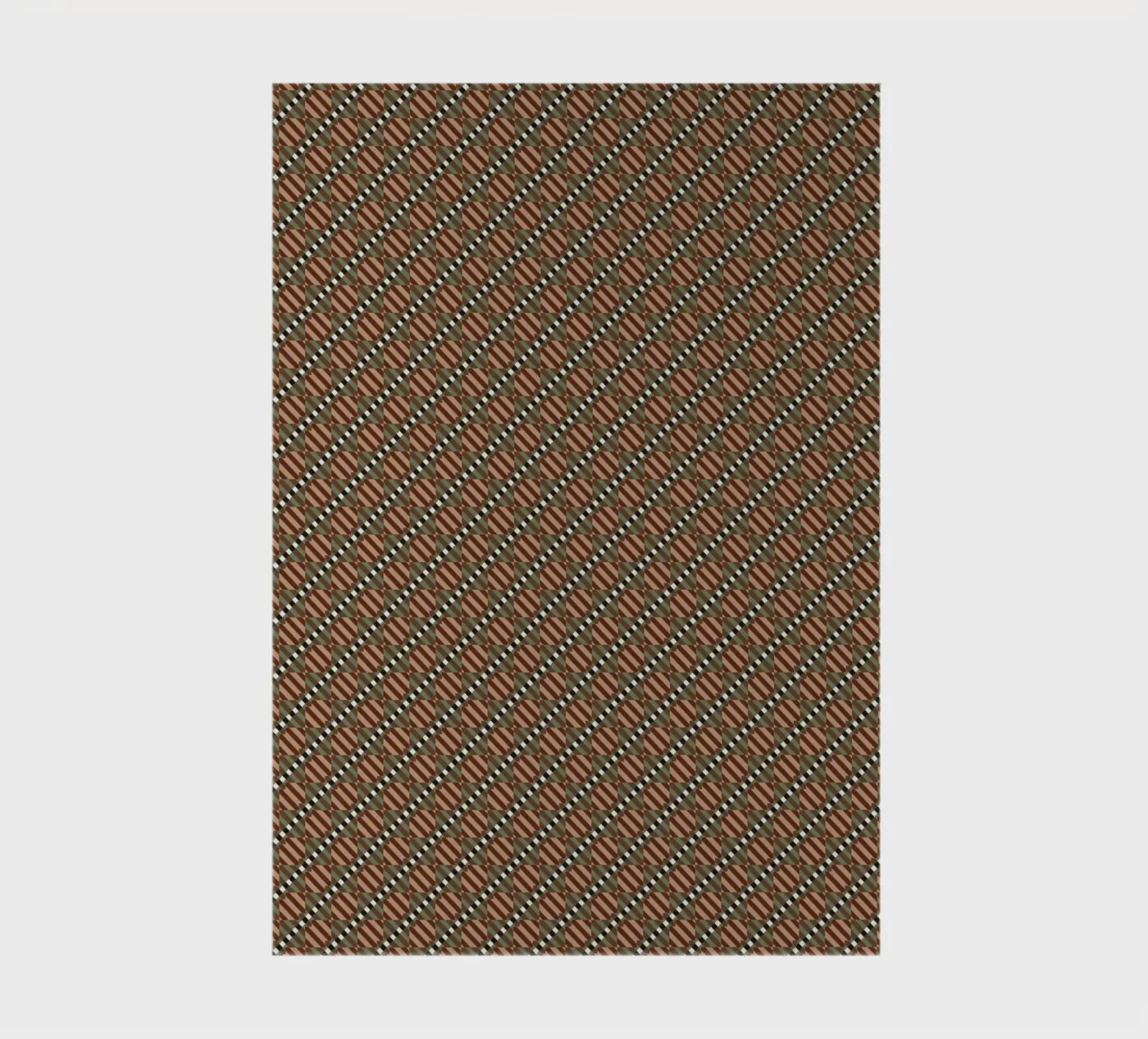 Psychedelic seamless geometric pattern Notizbuch von Little Dean