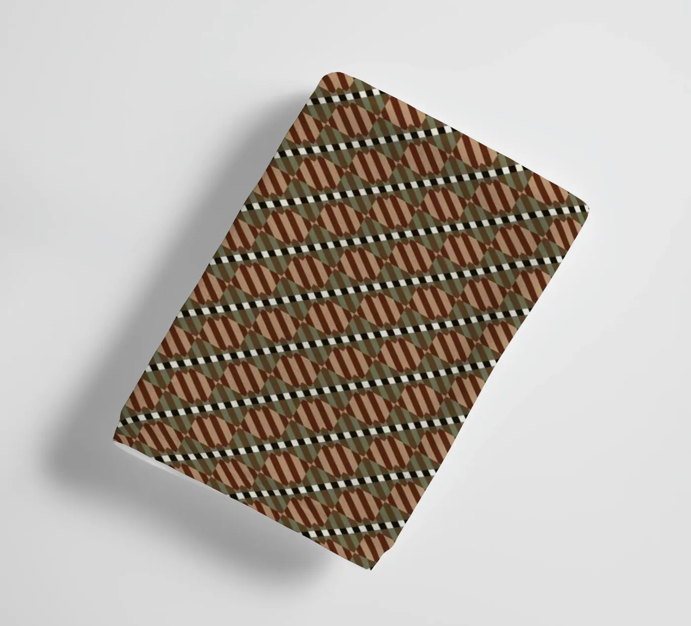 Psychedelic seamless geometric pattern towel by Little Dean