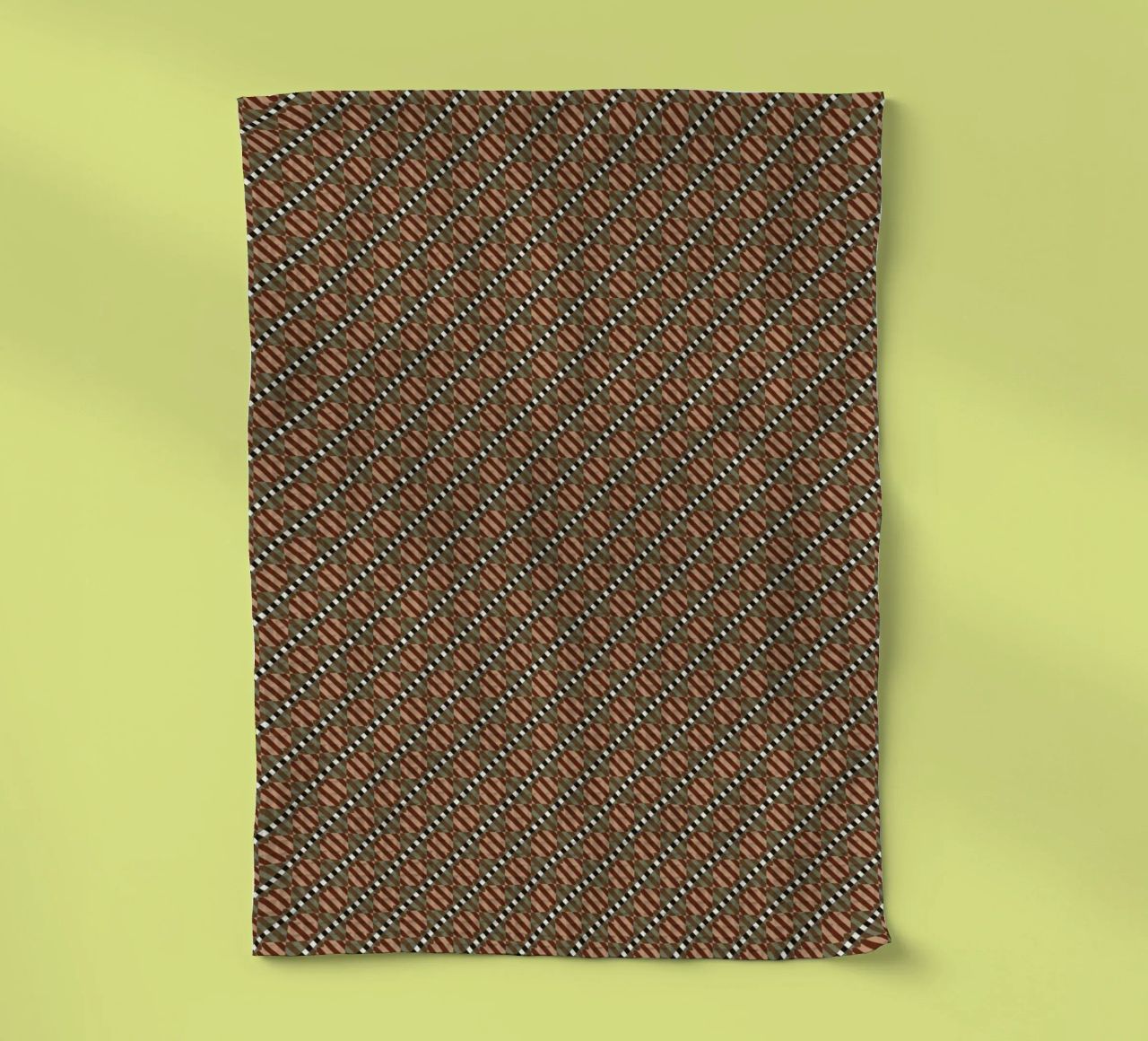 Modello geometrico psichedelico senza cuciture canovaccio da cucina da Little Dean