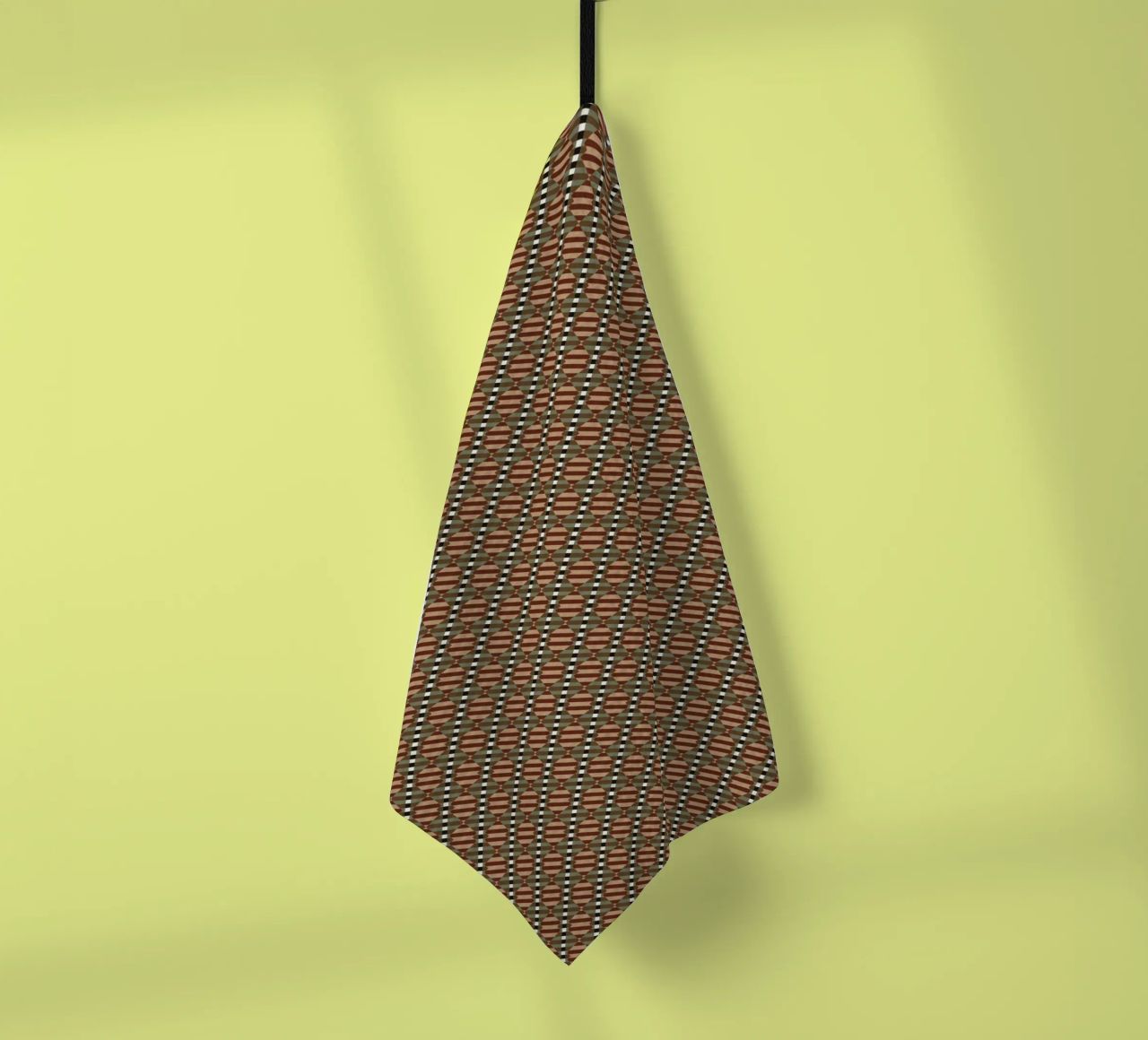 Modello geometrico psichedelico senza cuciture canovaccio da cucina da Little Dean