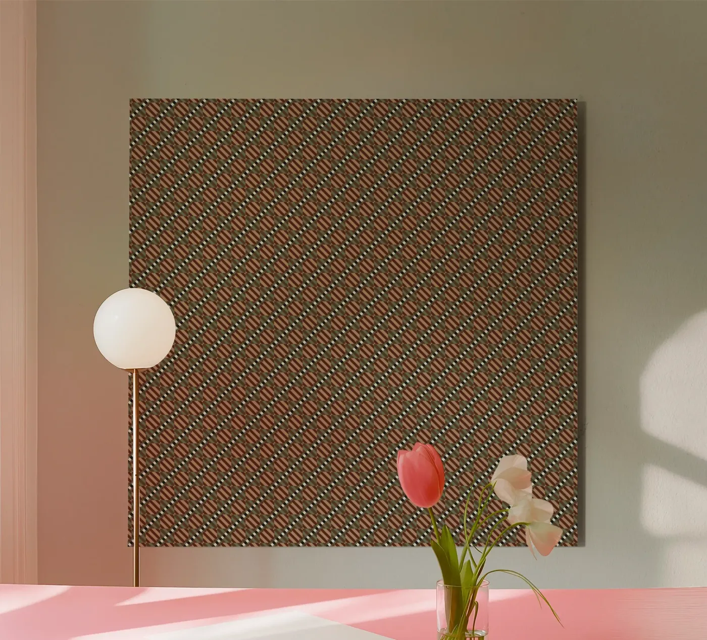 Psychedelic seamless geometric pattern forex plate by Little Dean