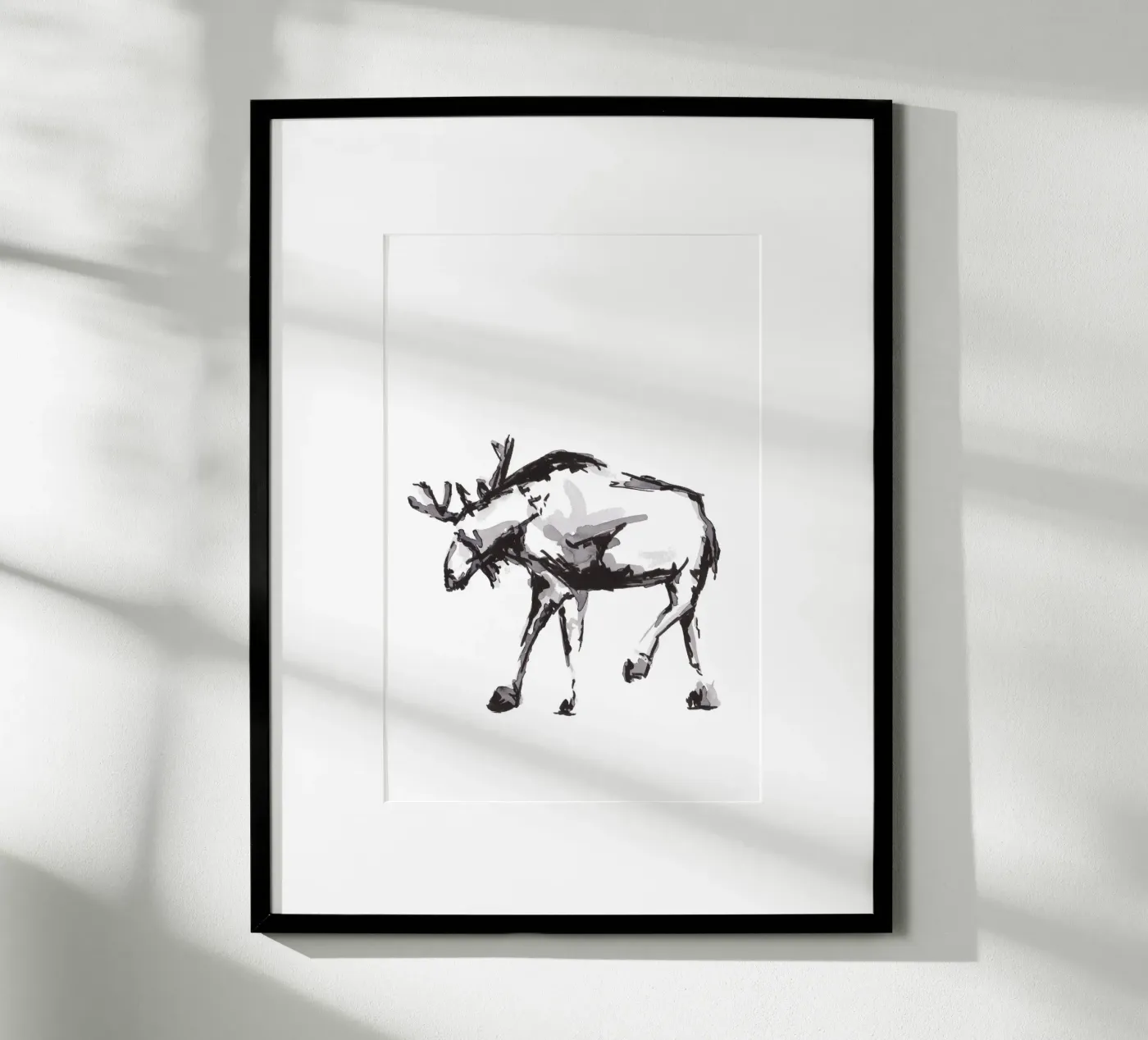 Elk poster by KRUTH DESIGN