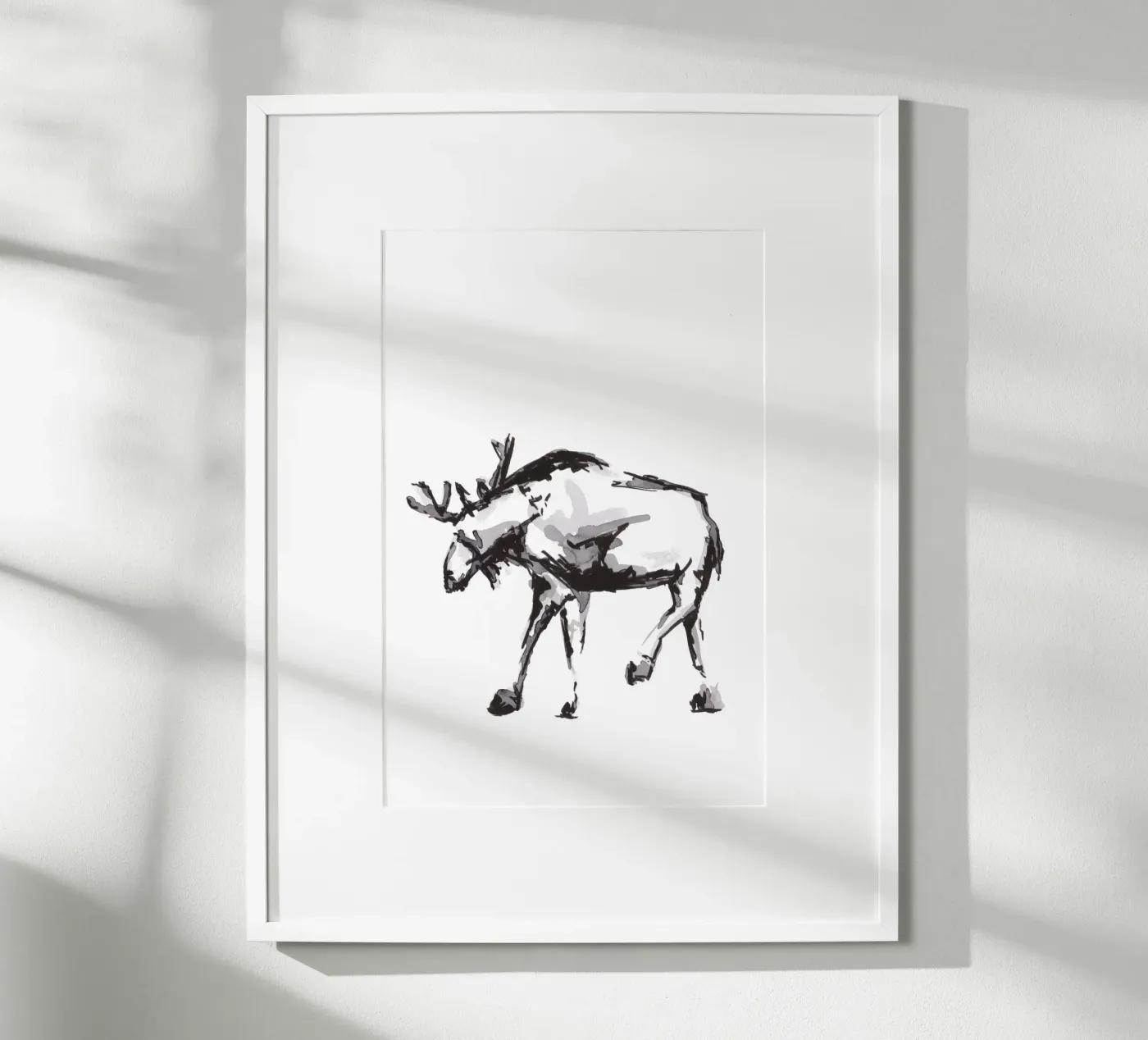 Elk poster by KRUTH DESIGN