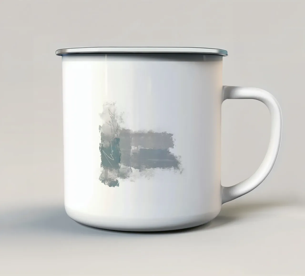 November tazza in smalto da LIMITED EDITION LETTERS