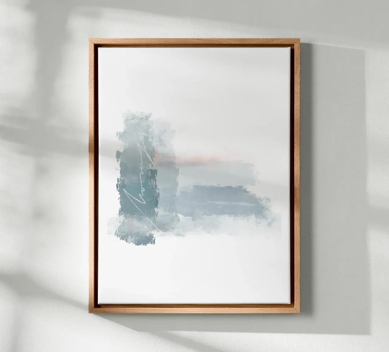 November canvas with Floater frame by LIMITED EDITION LETTERS