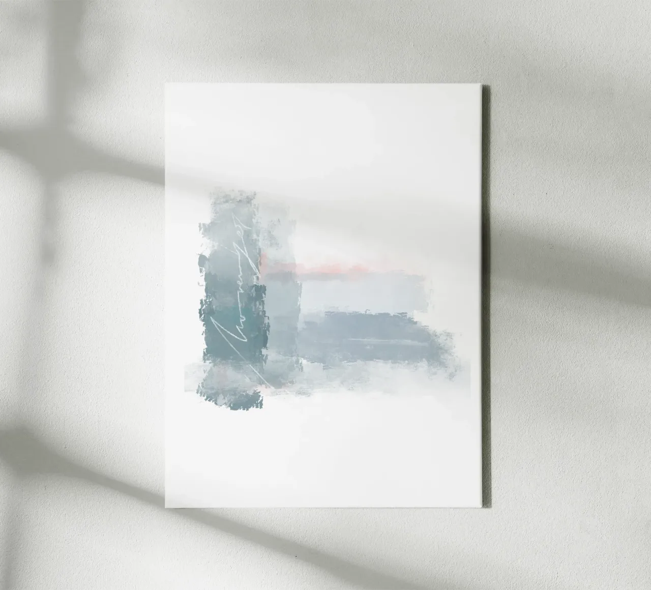 November canvas with Floater frame by LIMITED EDITION LETTERS