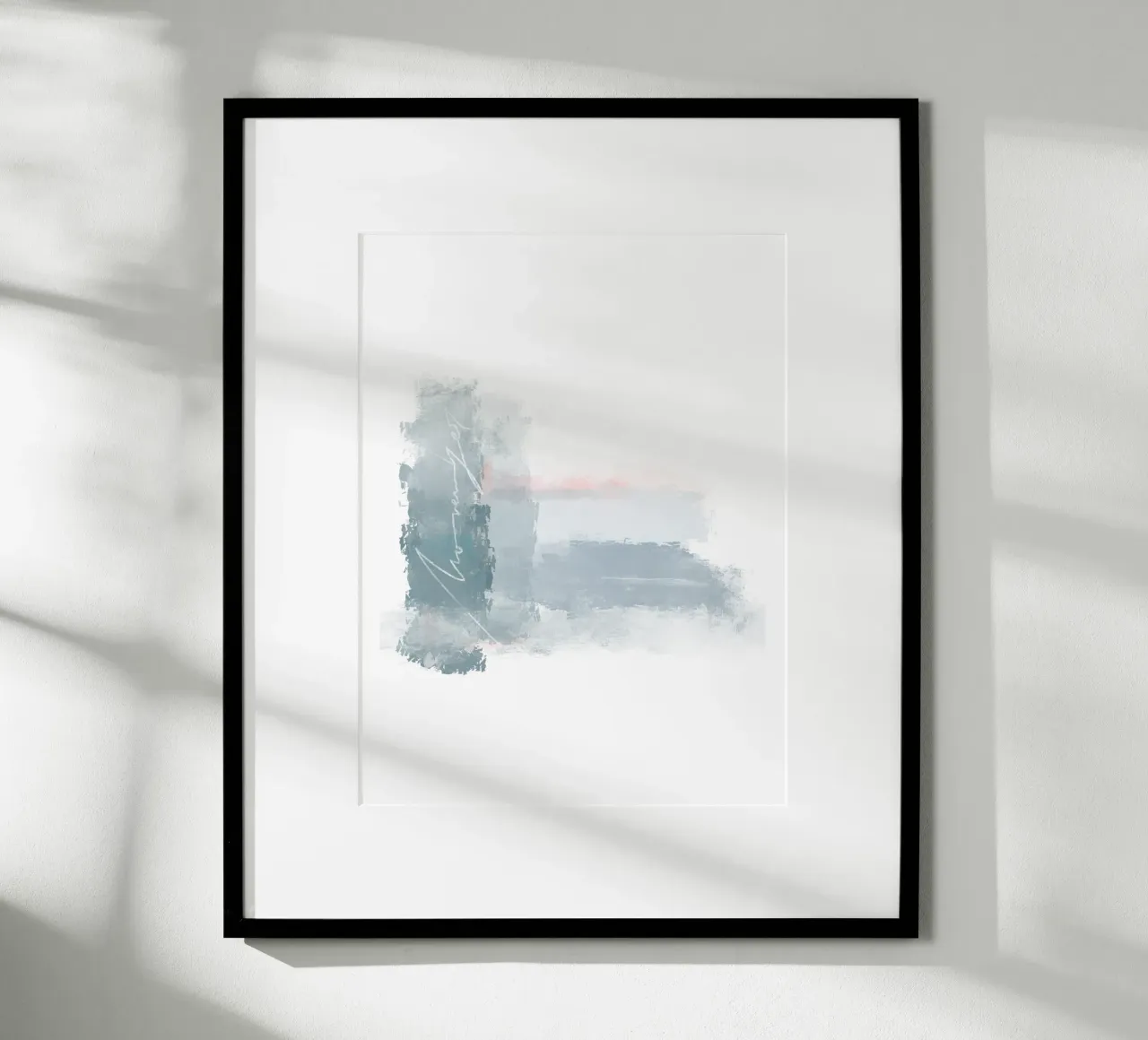 November poster con telaio in legno da LIMITED EDITION LETTERS