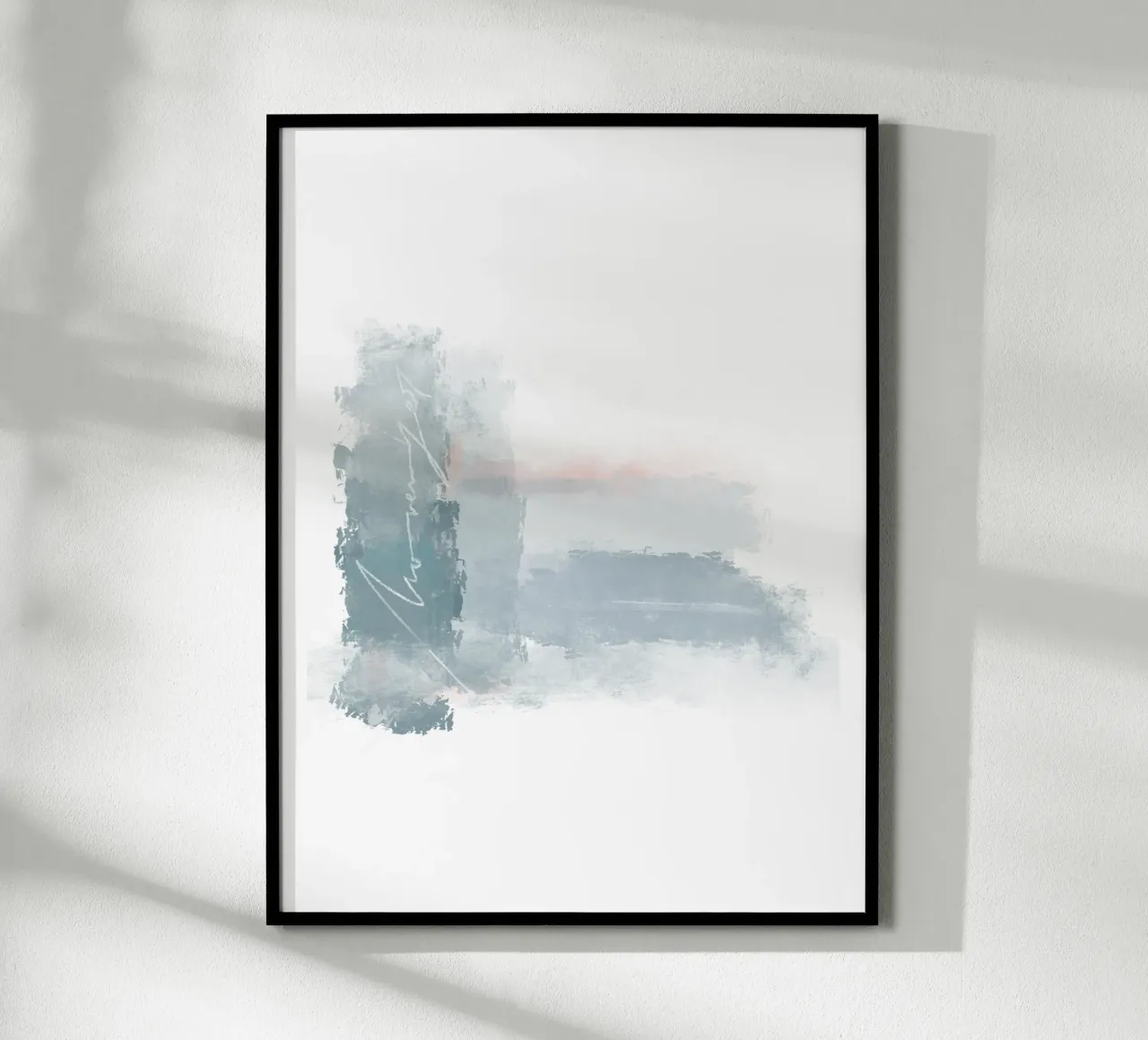November poster con telaio in legno da LIMITED EDITION LETTERS