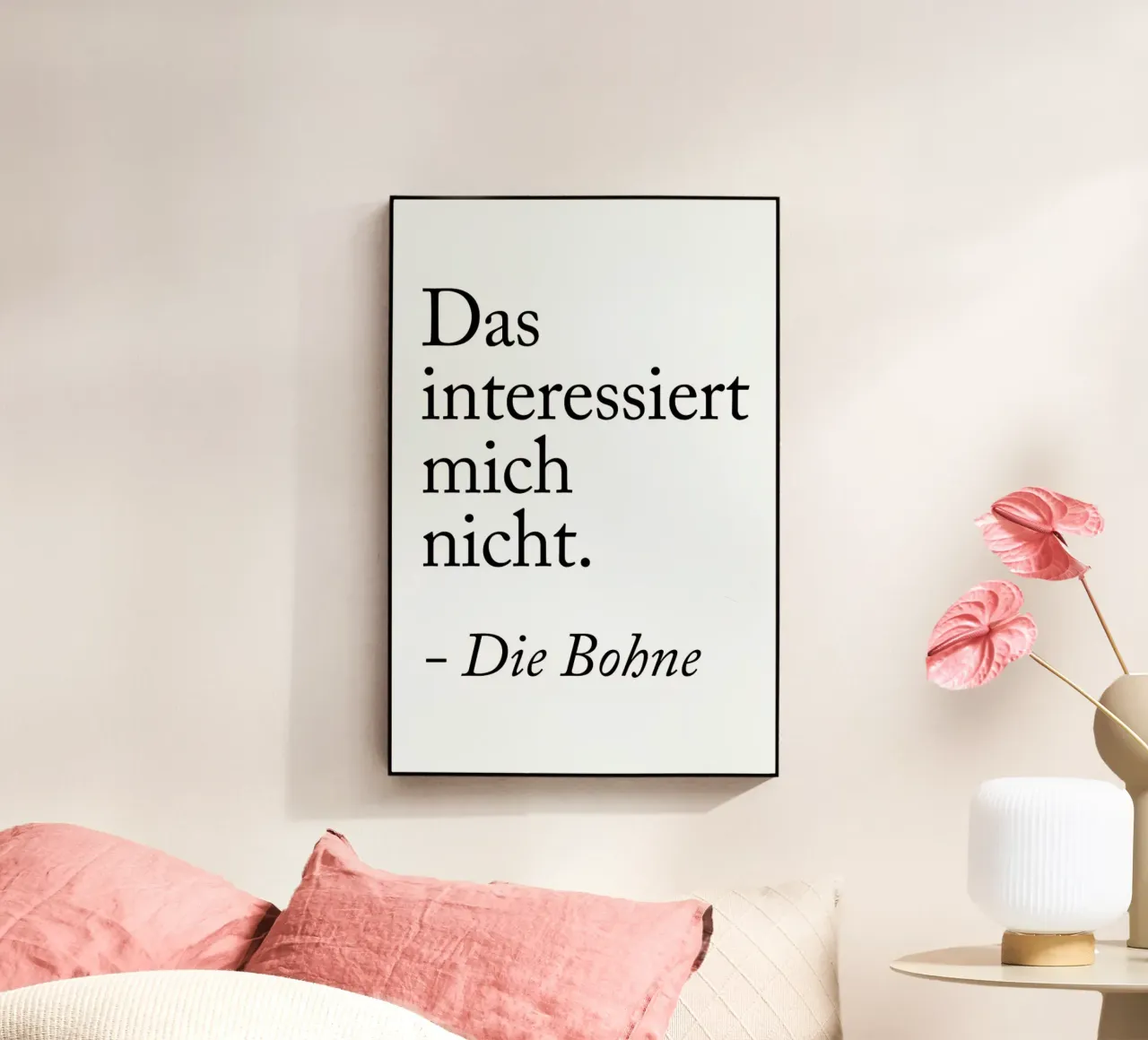 Die Bohne plexiglass da typealive