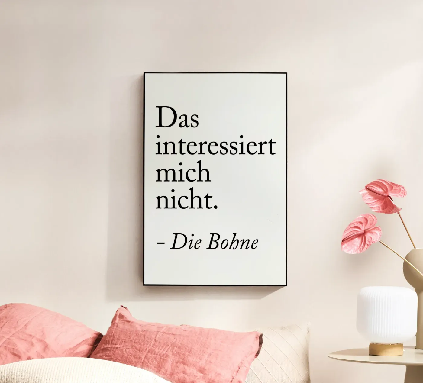 Die Bohne acryl van typealive