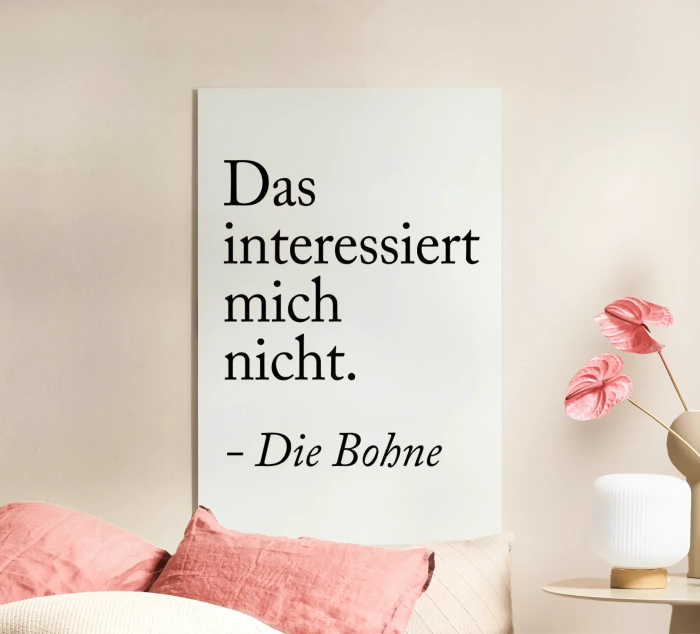 Die Bohne acryl van typealive