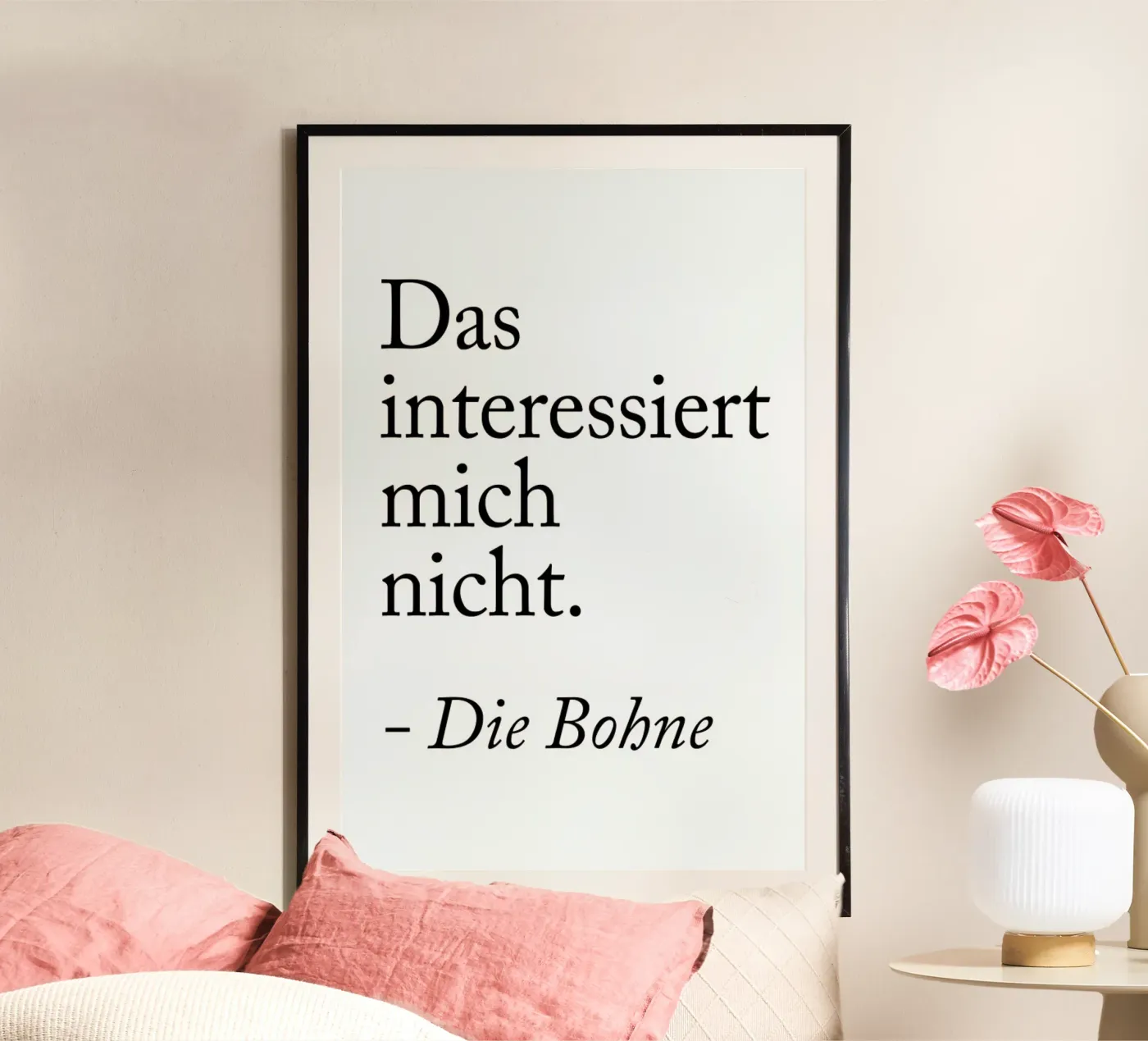 Die Bohne poster van typealive