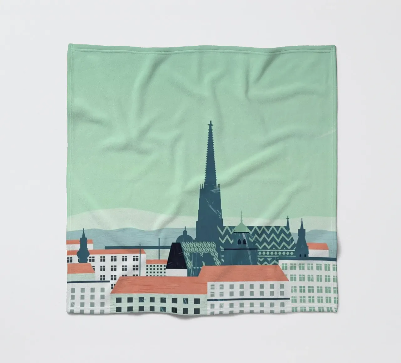Wien coperta in pile da Katinka Reinke