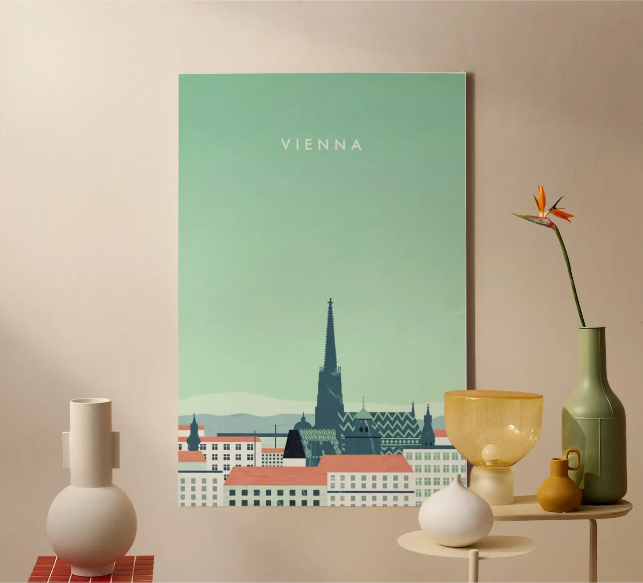 Wien tela con Cornice a cassetta da Katinka Reinke