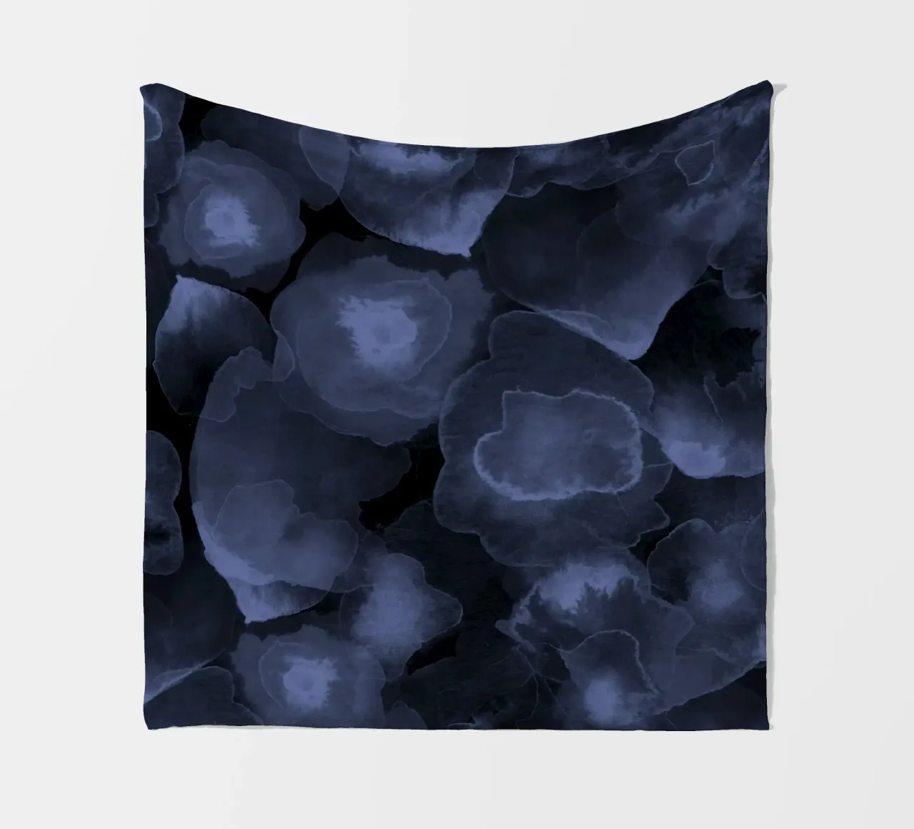 blue bubble fleece blanket by Giulio Iurissevich