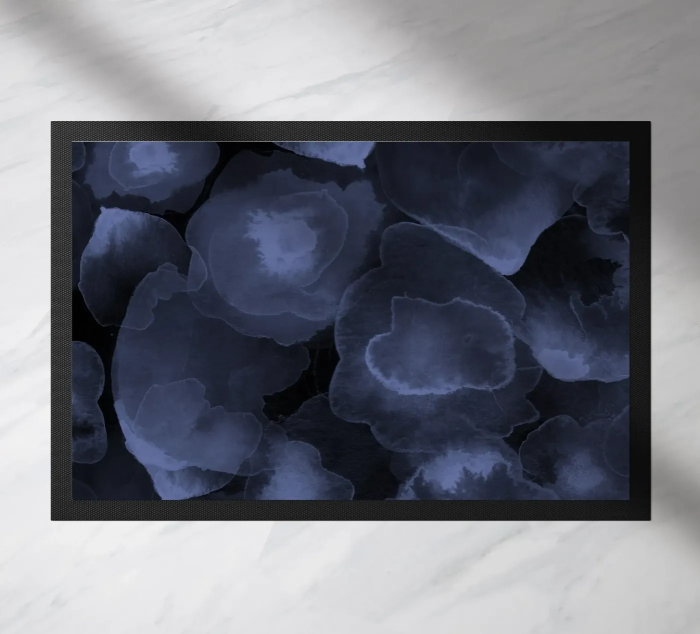 blue bubble doormat by Giulio Iurissevich