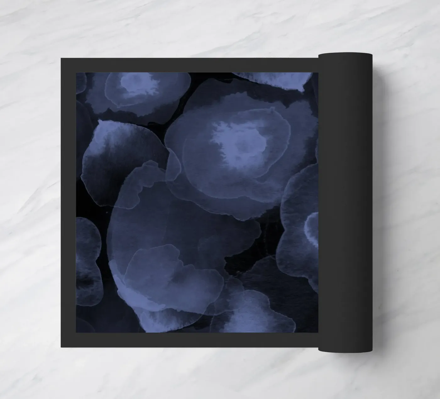 blue bubble doormat by Giulio Iurissevich