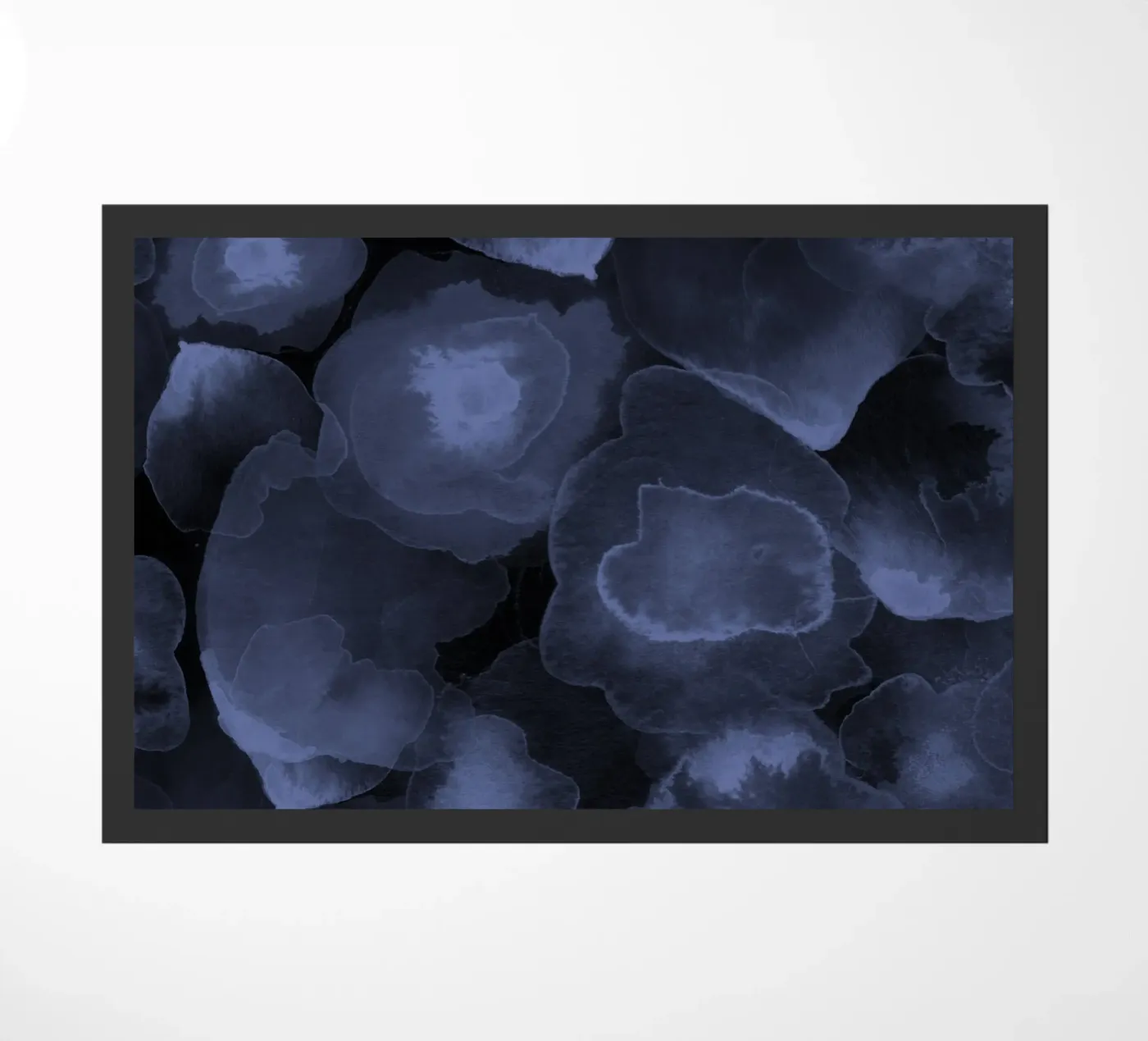 blue bubble doormat by Giulio Iurissevich