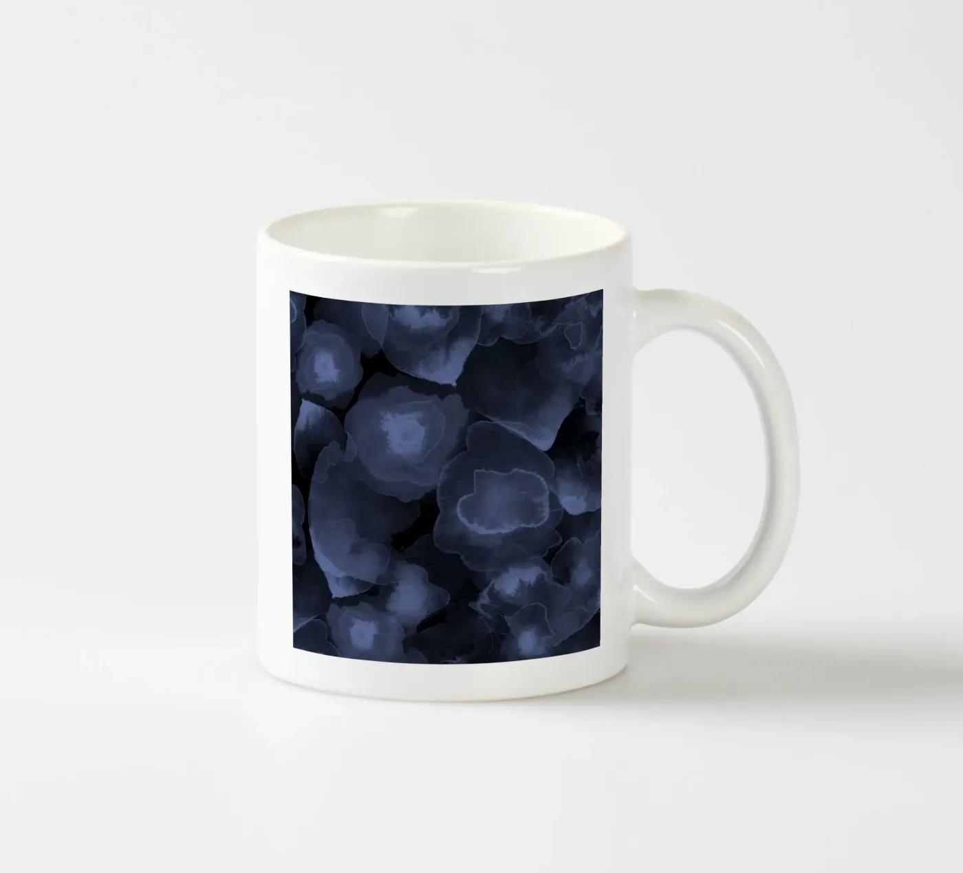 blue bubble ceramic mug by Giulio Iurissevich