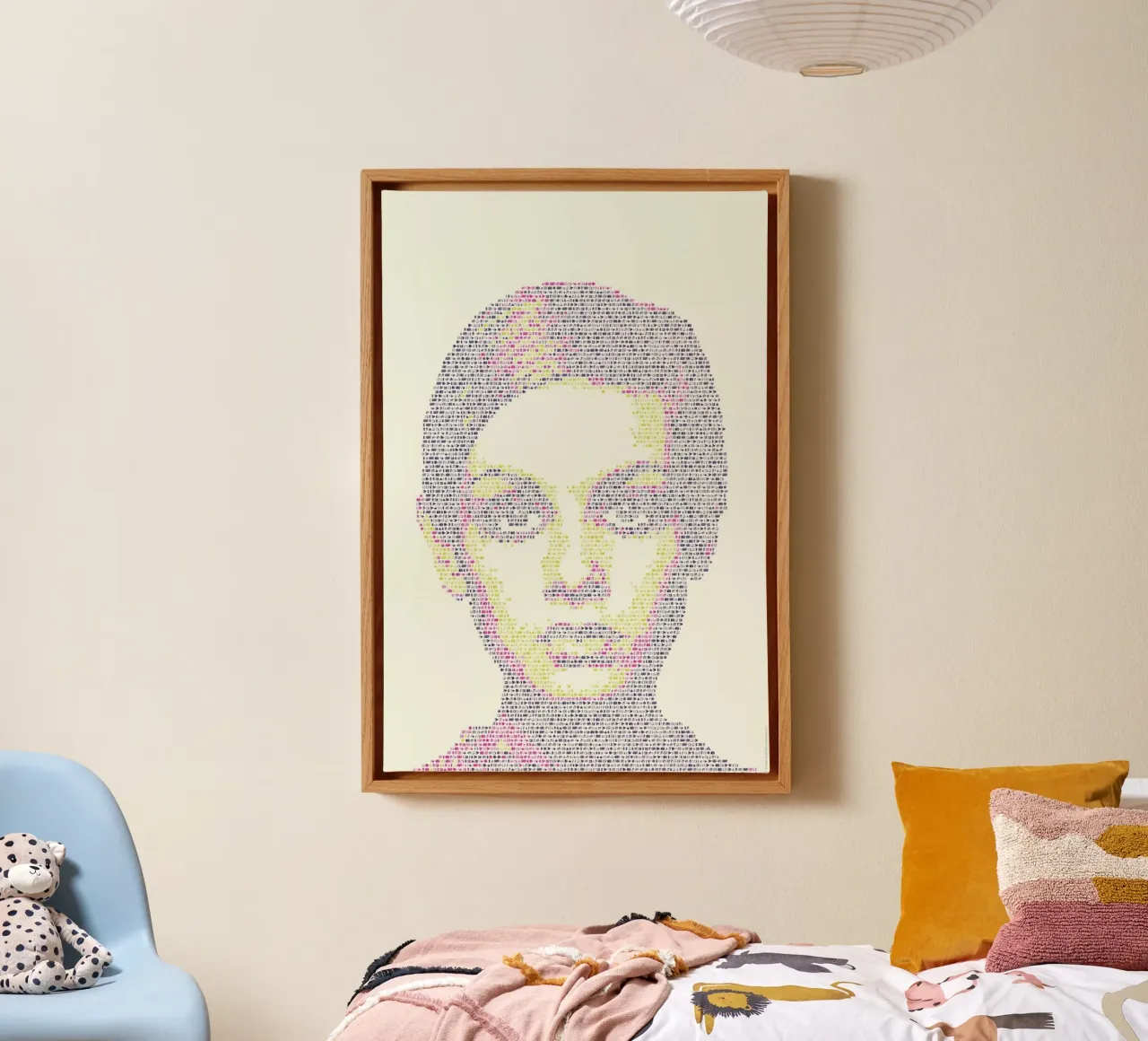 Face of '66 tela con Cornice a cassetta da Viktor Hertz