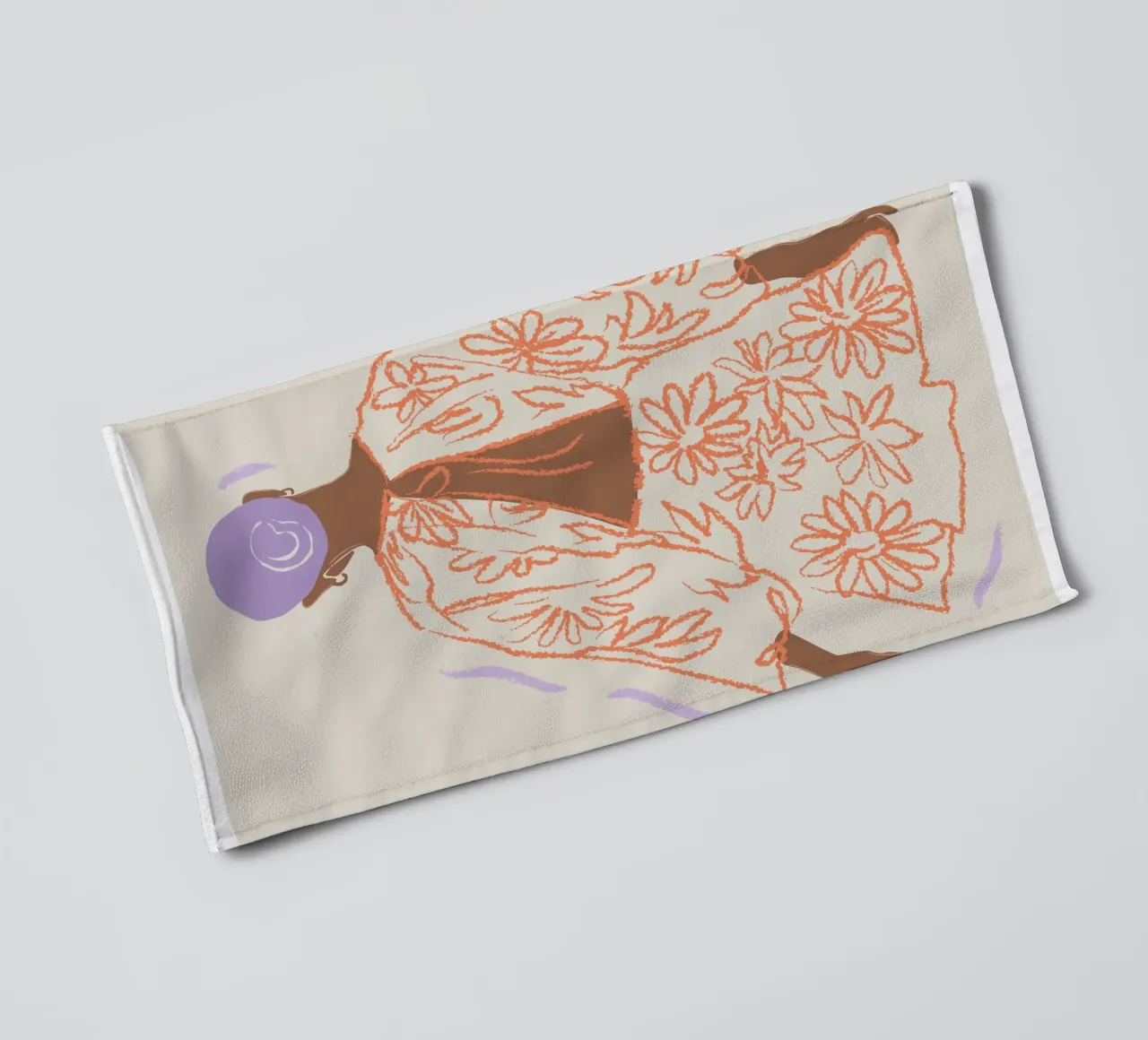 Harmonic Lines No 23 asciugamano da bagno da treechild