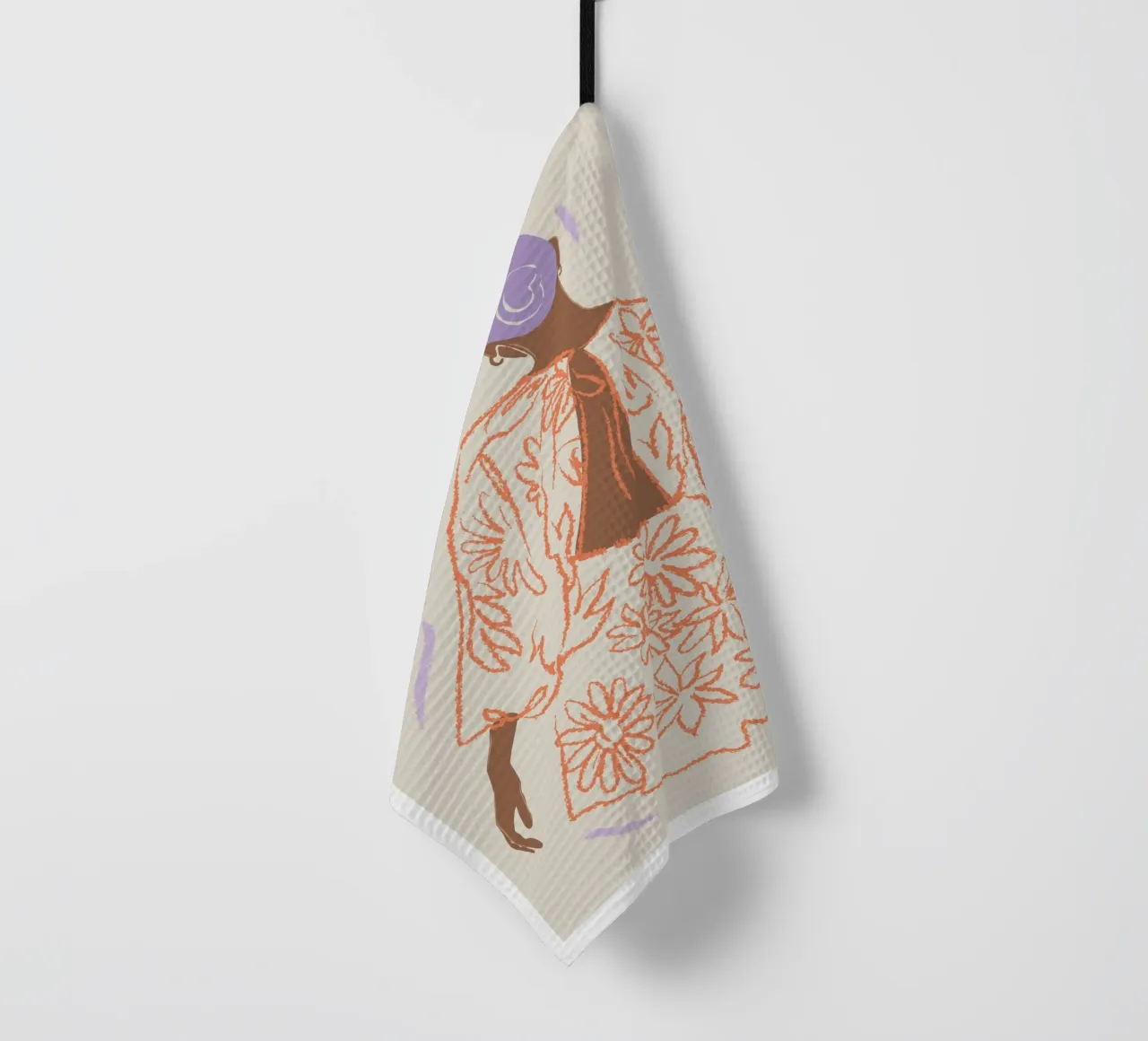 Harmonic Lines No 23 canovaccio da cucina da treechild