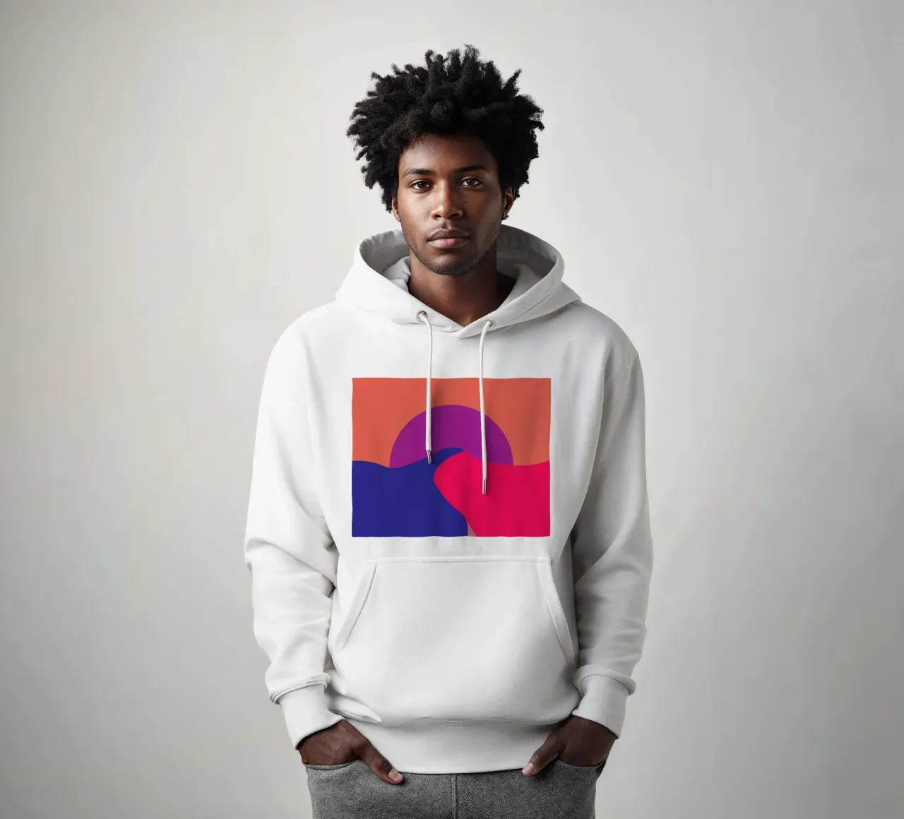 Sunset felpa con cappuccio da Metron