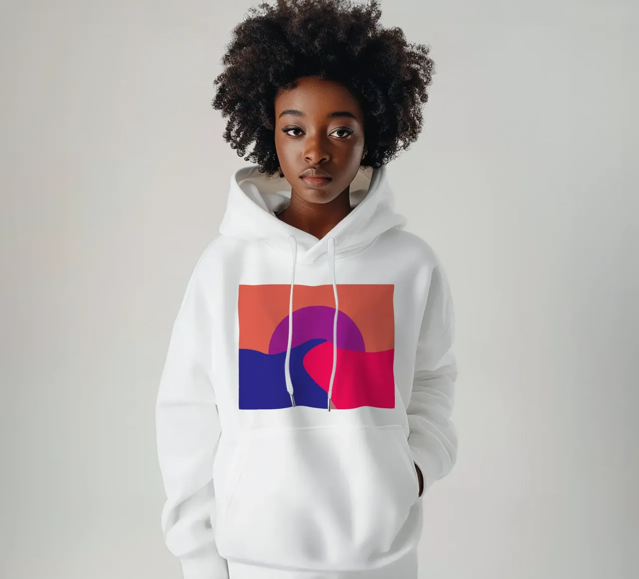 Sunset felpa con cappuccio da Metron