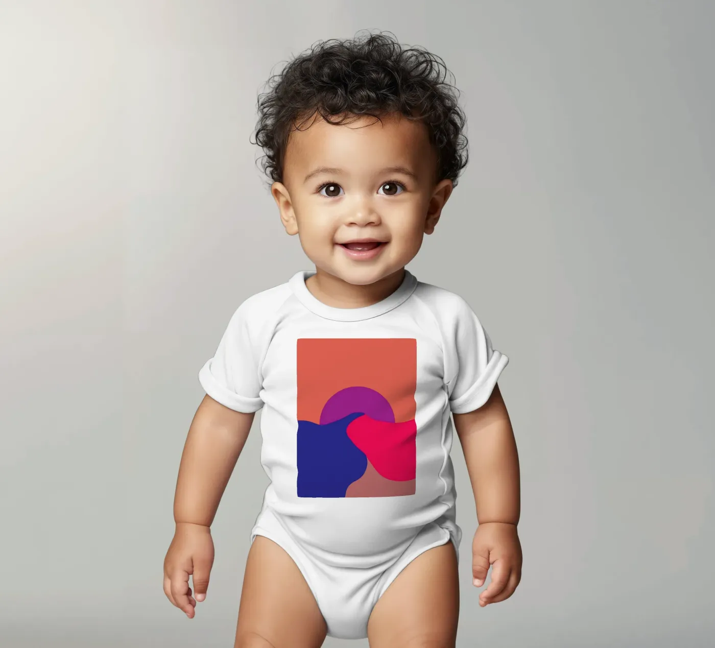 Sunset body neonato maniche corte da Metron