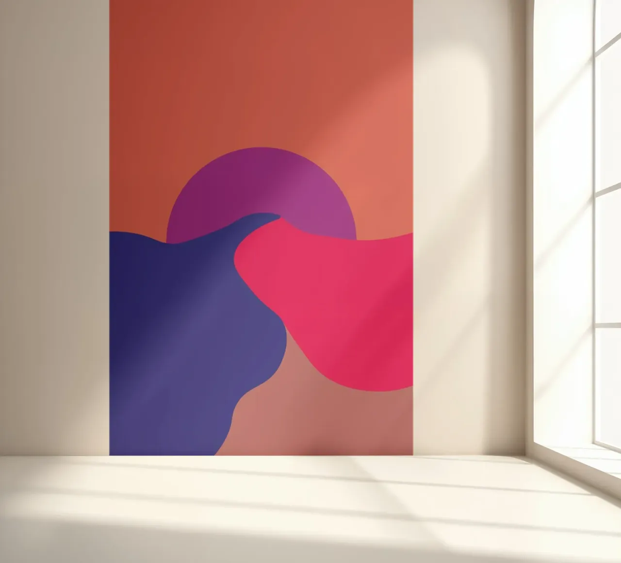 Sunset fotobehang van Metron