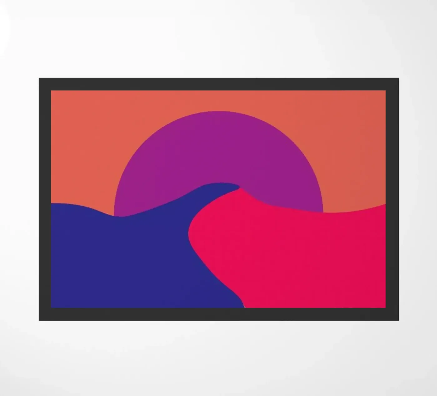 Sonnenuntergang Fußmatte von Metron