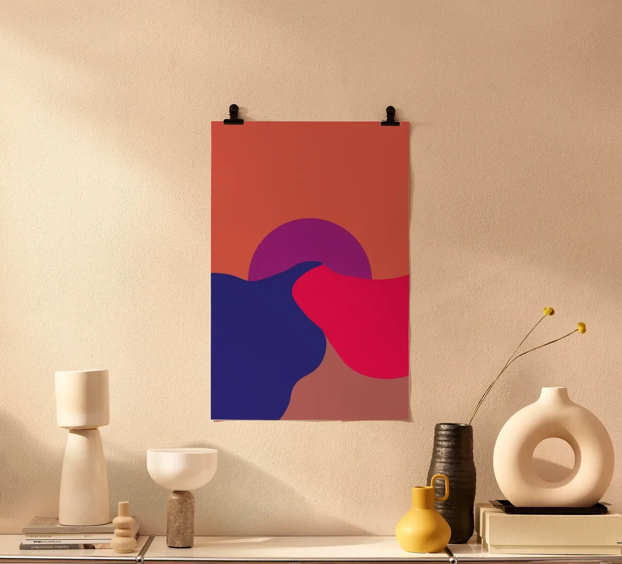 Sonnenuntergang Poster von Metron