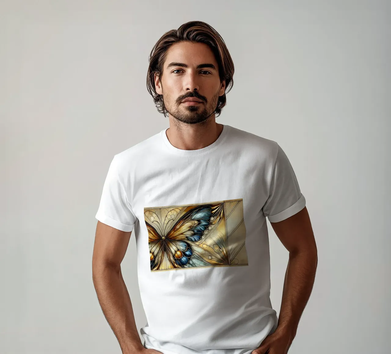 L'eleganza delle ali in Art Déco t-shirt da Chromatic Fusion Studio