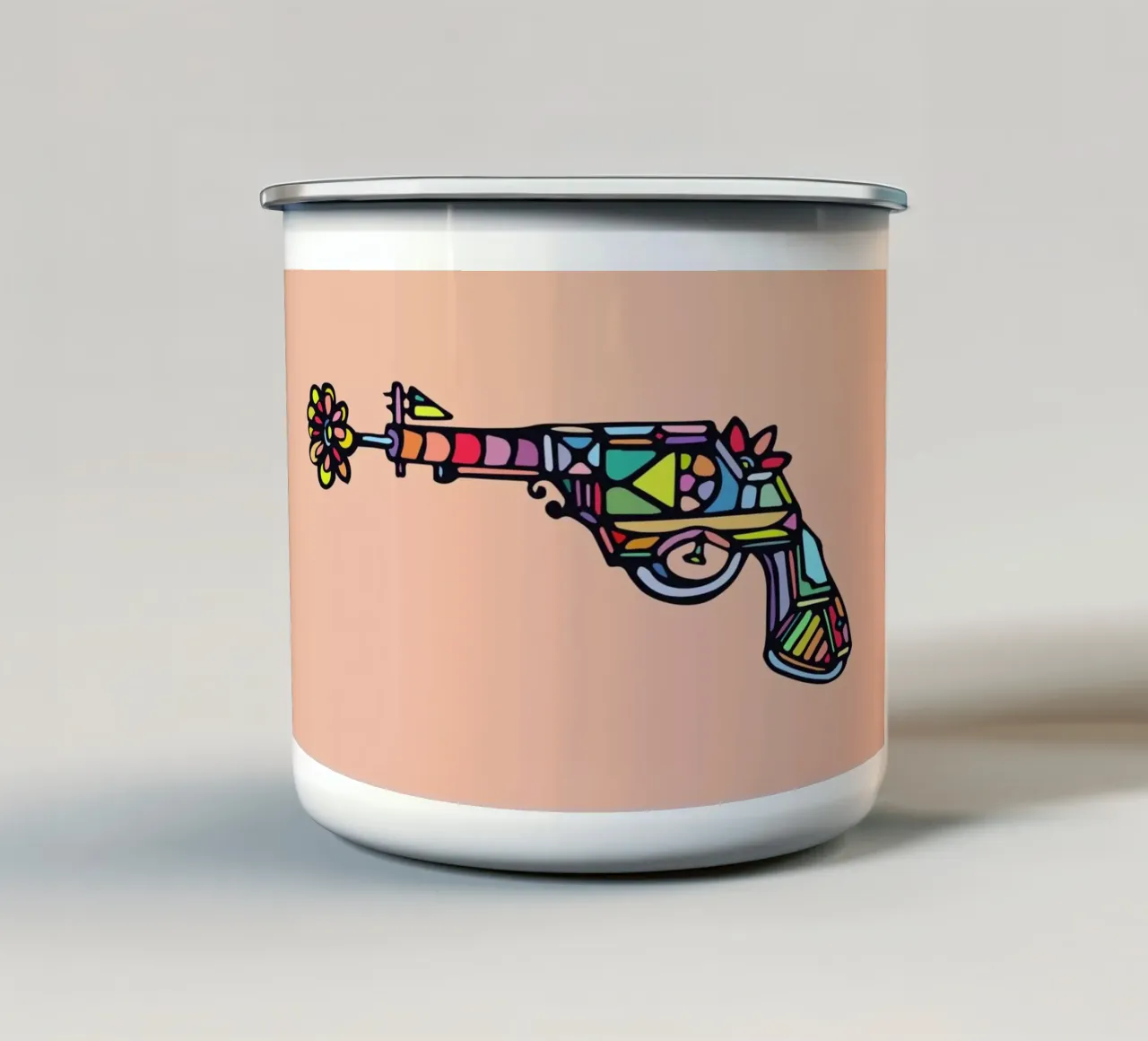 My Gun tazza in smalto da Ninhol