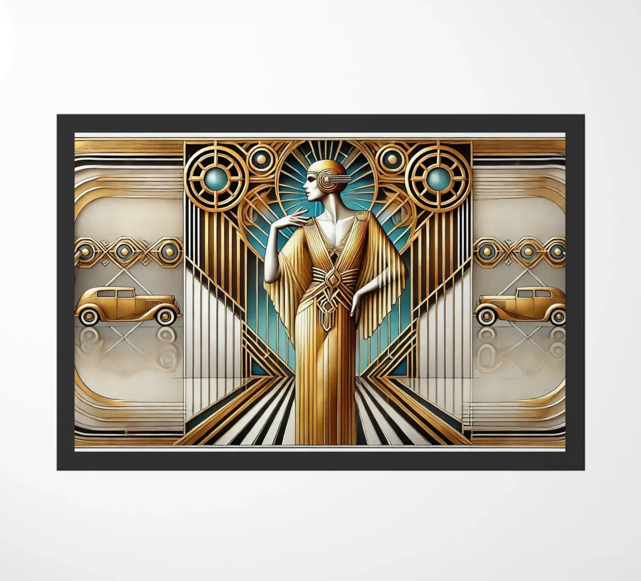 Elegant Art Deco Scene zerbino da Chromatic Fusion Studio