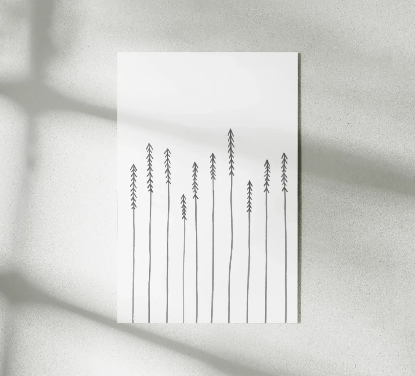 Pine Forest Acryl-Glas von KRUTH DESIGN