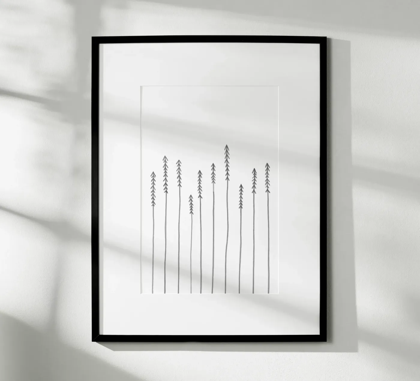 Pine Forest Poster von KRUTH DESIGN