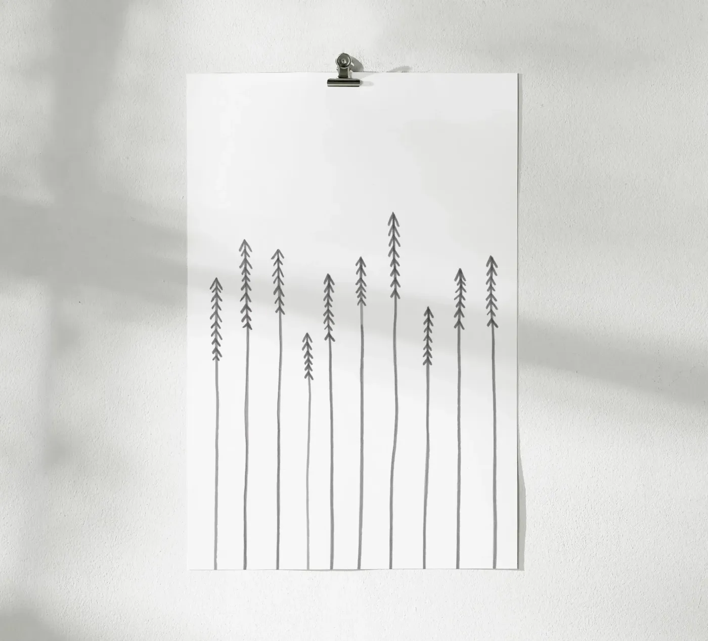 Pine Forest Poster von KRUTH DESIGN