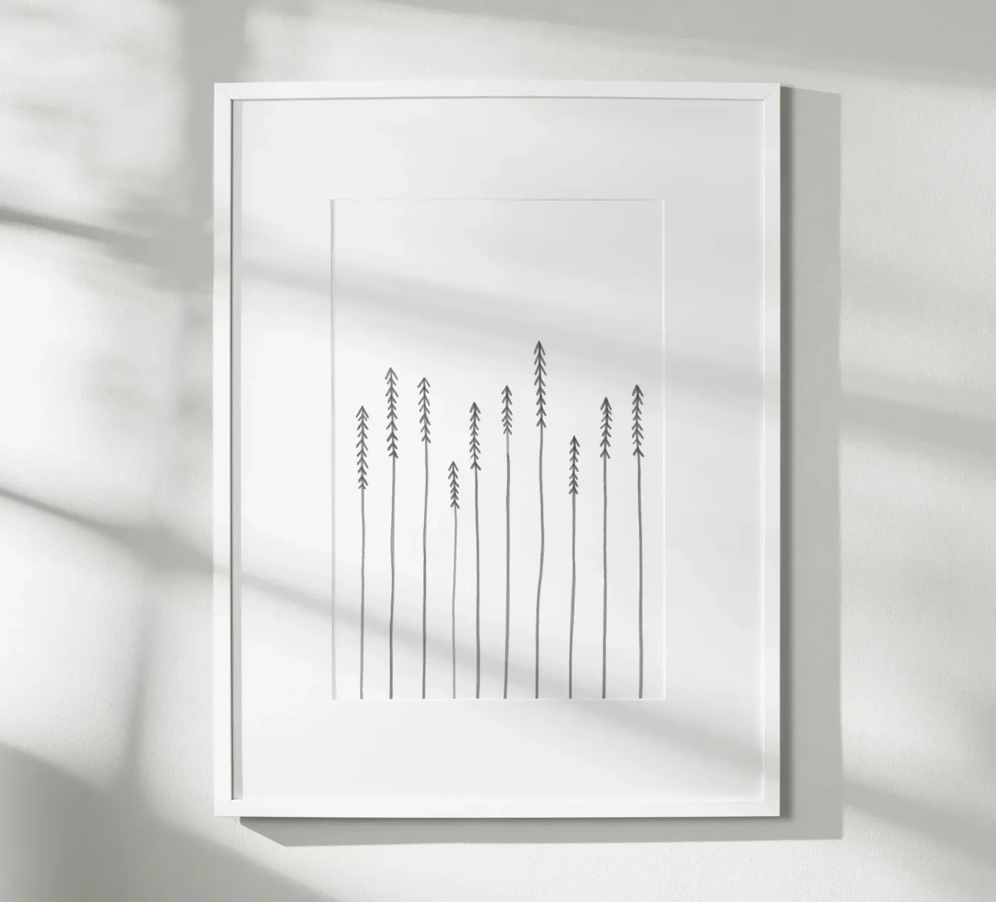 Pine Forest Poster von KRUTH DESIGN