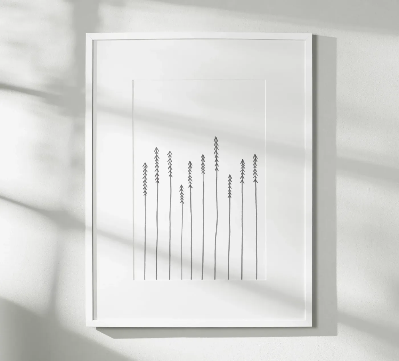 Pine Forest Poster von KRUTH DESIGN